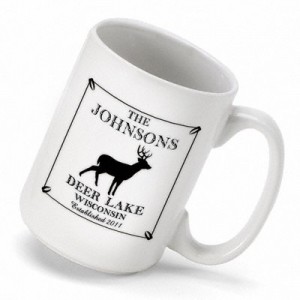 JDS Personalized Gifts Personalized Gift Cabin Series Coffee Mug JMSI1458